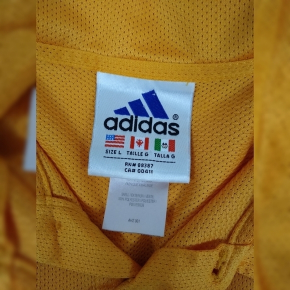 Adidas men's orange polo shirt size L - Picture 8 of 8